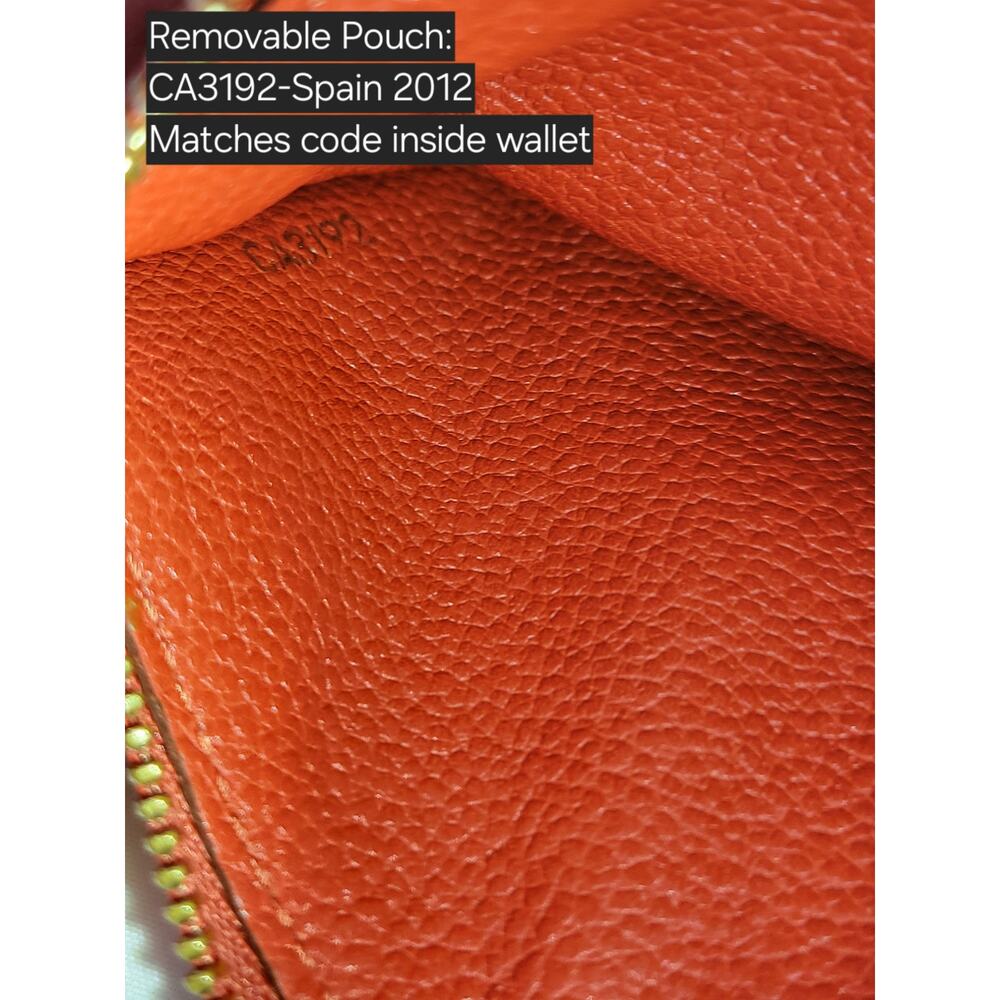 Louis Vuitton Orient/Red Monogram Empreinte Portefeuille Curieuse Long Wallet - Picture 13 of 16